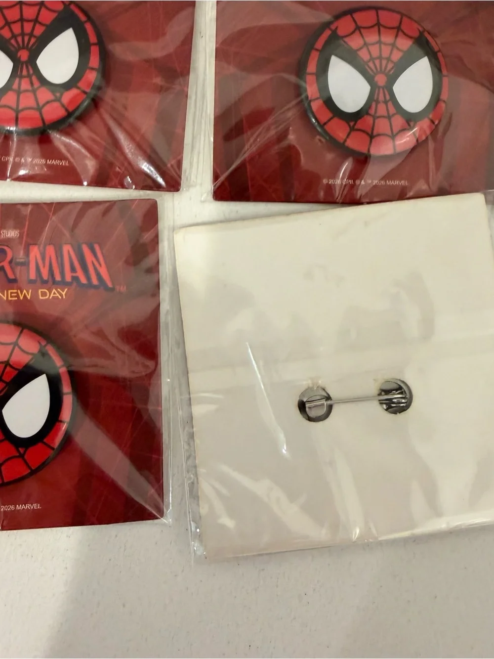42 Spider-Man brand new Day movie premier buttons
